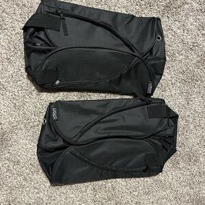 Roam and Repeat Travel Black Shoe Bags-Set of 2